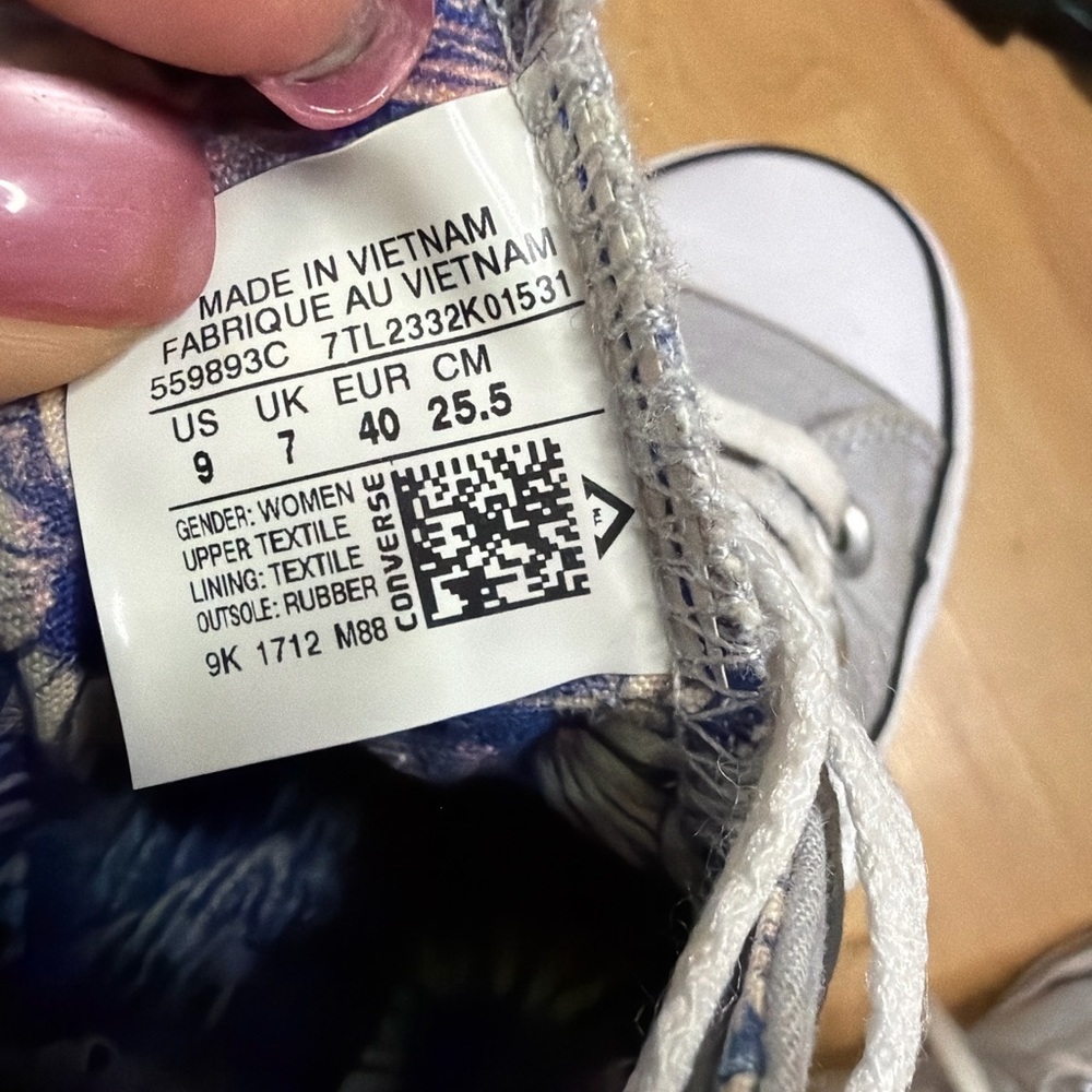 Converse All Star Gray Low Top Sneakers - Picture 7 of 7